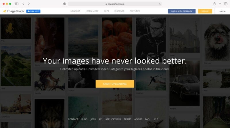 ImageShack photo-sharing site