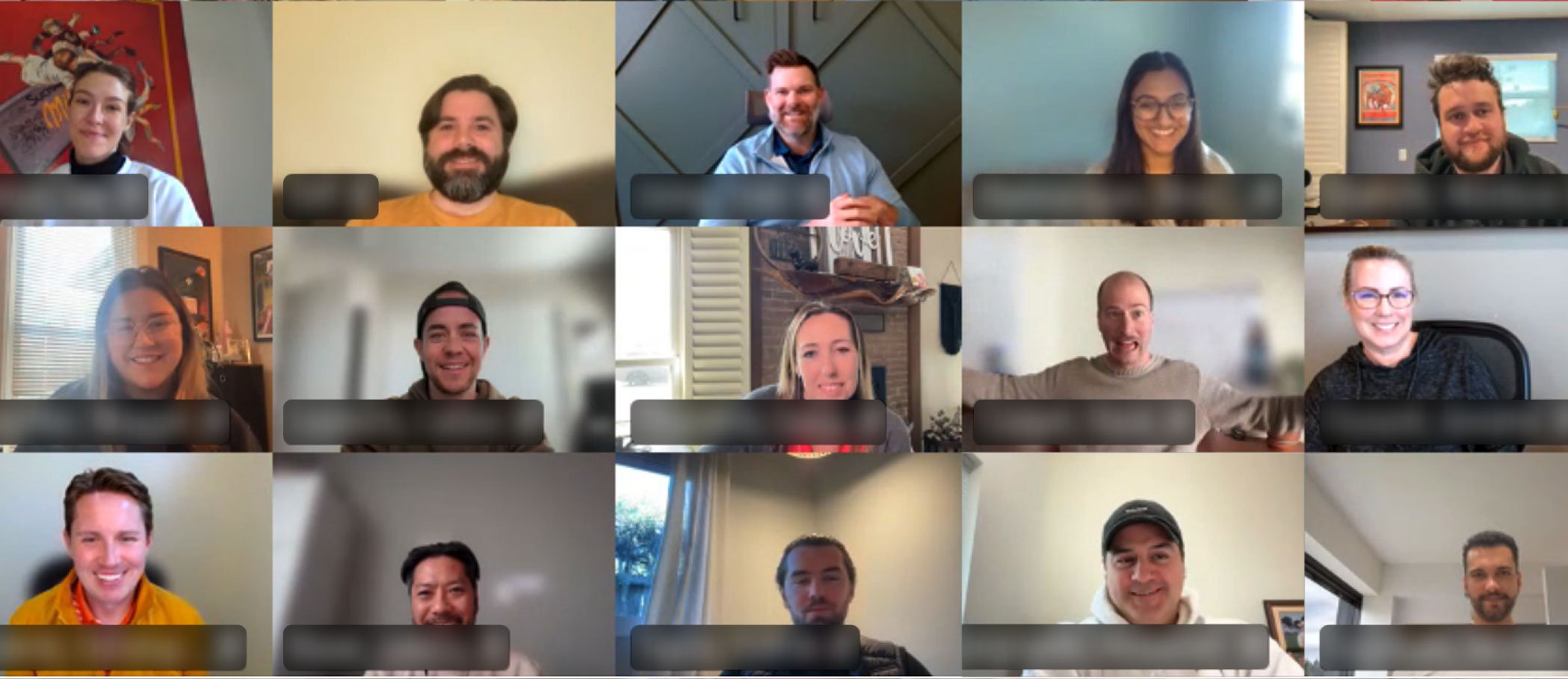 Virtual group headshot
