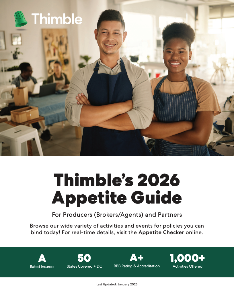 Thimble's 2025 Appetite Guide